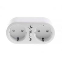ismanieji lizdai - Tellur WiFi AC Dual Plug, Energy reading, 16A, 2400W - 2 nuotrauka