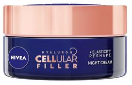 expert filler cellular nivea - Nivea Hyaluron CELLular Filler Reshape naktinis kremas nuo raukšlių 50 ml. - 2 nuotrauka