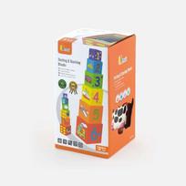 medines kaladeles - Viga Nesting And Stacking Blocks 59461 - 4 nuotrauka