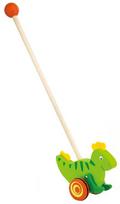 dinozaurai zaislai - Viga Push Toy Dinosaur 50963 - 1 nuotrauka
