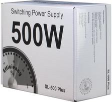 power supply 12v ac - INTER-TECH IT-SL500 AC 230V, 50/60Hz, DC 3.3/5/±12V, 500W, Retail, Passive PFC, 1x120 - 5 nuotrauka
