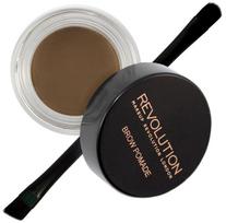 antakiu pomada - Makeup Revolution Brow Pomade priemonė antakiams su šepetėliu 2.5 g. - Medium Brown - 1 nuotrauka