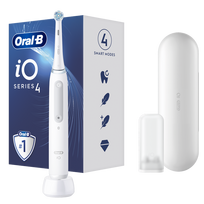 elektrinis dantu sepetelis oral b io series 4 - Oral-B iO Series 4, baltas - 3 nuotrauka
