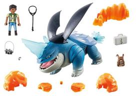 playmobil dragons - Playmobil Dragons Nine Realms: Plowhorn & D'Angelo 71082 - 2 nuotrauka