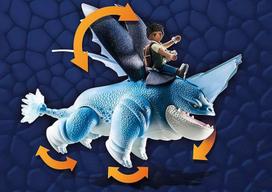 playmobil dragons - Playmobil Dragons Nine Realms: Plowhorn & D'Angelo 71082 - 5 nuotrauka