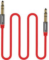 3.5 mm to 3.5 mm kabelis - Remax L100 3.5mm Aux Jack Cable 1m Red - 2 nuotrauka