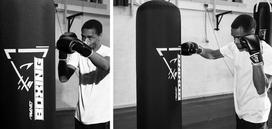 kriauses -  Avento Punchbag Stand, juoda/geltona - 5 nuotrauka