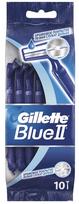 gillette vienkartiniai blue ii - Gillette Blue II vienkartiniai skustuvai 10 vnt. - 1 nuotrauka
