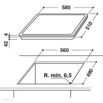 elektrine kaitlente - Whirlpool AKT8130BA - 2 nuotrauka
