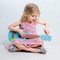 akustine gitara - Gitara Classic World Toy Guitar Blue, 4027 - 3 nuotrauka