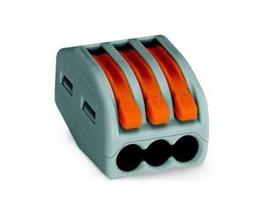laidu sujungimas - Gnybtas WAGO, 3 x 0,08-4 mm2, 50 vnt. - 1 nuotrauka