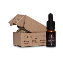 kanapiu aliejus naturalus - H DROP 5% kanapių CBD kūno aliejus JOYS OF SPRING, natūralaus kvapo, 10 ml - 3 nuotrauka