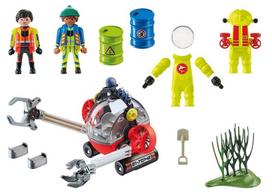playmobil laivas - Playmobil - Sea Rescue: Enviromental operation with dive boat 70142 - 2 nuotrauka