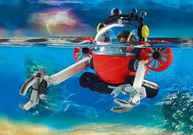 playmobil laivas - Playmobil - Sea Rescue: Enviromental operation with dive boat 70142 - 3 nuotrauka
