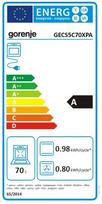 elektrines virykles - Gorenje GECS5C70XPA - 3 nuotrauka