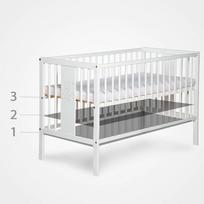 lovytes klups - Lova Blanka, 60x120 cm, balta - 3 nuotrauka