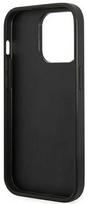 iphone 14 pro max dekliuka - Guess "PC/ TPU Glitter Flakes Metal Logo Case iPhone 14 Pro Max" Black - 7 nuotrauka