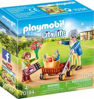 Playmobil CITY LIFE močiutė su vaiku, 70194