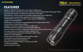 prozektoriai nitecore - Nitecore P10iX 4000 Lumens - 9 nuotrauka