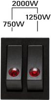 konvekcini radiatoriu - TROTEC TCH 20 E, 2 kW - 5 nuotrauka