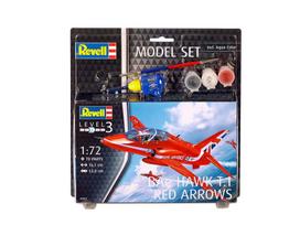 Revell Model Set Bae Hawk T1 Red Arrows 1:72 64921R