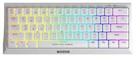 su zaidimu klaviaturos - Marvo KG962 Red Anglų (US), balta - 1 nuotrauka