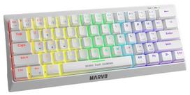 su zaidimu klaviaturos - Marvo KG962 Red Anglų (US), balta - 2 nuotrauka