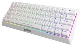 su zaidimu klaviaturos - Marvo KG962 Red Anglų (US), balta - 3 nuotrauka