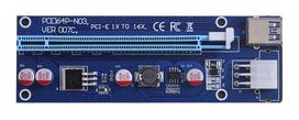 6pin sata - QOLTEC 55501 Qoltec Riser PCi-E 1x - 16x - 3 nuotrauka