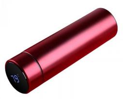 Thermos With LED Screen, 0.5 l, (raudona)