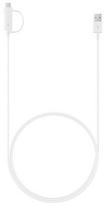 usb jungtis telefonas - Samsung USB To USB Type-C/Micro USB Cable 1.5m White OEM - 3 nuotrauka