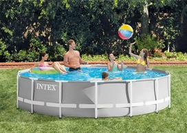 baseinas su filtru - Karkasinis baseinas Intex 427cm - 3 nuotrauka