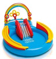vandens zaidimai - Intex Rainbow Ring Play Center 57453NP - 2 nuotrauka