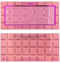 makeup lt - Makeup Revolution London I Love Makeup I Heart Chocolate Pink Fizz Palette 22g - 3 nuotrauka