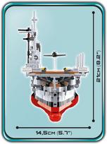 konstruktorius cobi - Cobi Historical Collection Aircraft Carrier Graf Zeppelin 4826 - 14 nuotrauka