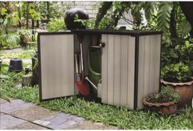 sodo spintele - Keter Patio Store 17204254, 1395 mm x 770 mm x 1200 mm - 2 nuotrauka