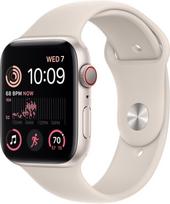 apple watch se 44mm cellular - Apple Watch SE GPS + Cellular 44mm Aluminum LT, smėlio - 1 nuotrauka