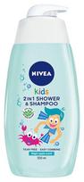 Nivea Kids 2in1 Shower & Shampoo šampūnas ir dušo gelis vaikams - Magic Apple 500 ml.