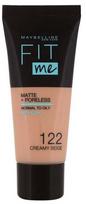 Maybelline Fit Me Matte & Poreless makiažo pagrindas - 122 Creamy Beige
