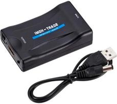 hdmi scart - RoGer SCART to HDMI Video + Audio Adapter Black - 2 nuotrauka