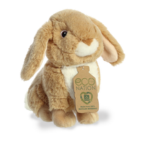 pliusiniai zaislai triusiukas - AURORA ECO NATION Triušiukas, 20 cm - 1 nuotrauka