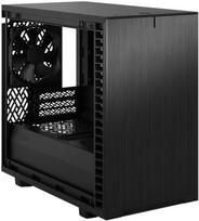 mini itx korpusas - Fractal Design Define 7 Nano TG Light Tint, juoda - 6 nuotrauka