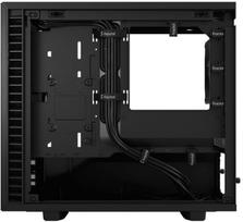 mini itx korpusas - Fractal Design Define 7 Nano TG Light Tint, juoda - 8 nuotrauka