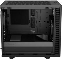 mini itx korpusas - Fractal Design Define 7 Nano TG Light Tint, juoda - 9 nuotrauka