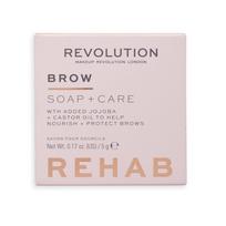 antakiu pomada - Makeup Revolution London Rehab Brow Soap + Care 5g Eyebrow Gel and Eyebrow Pomade - 5 nuotrauka