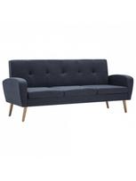 Sofa VLX 246990 3-Seater Fabric, tamsiai pilka, 71 x 164 x 79 cm