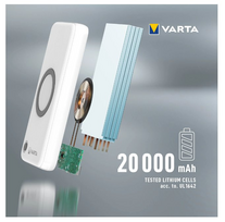 power bank varta - VARTA Portable Wireless Powerbank 20000mAh - 2 nuotrauka