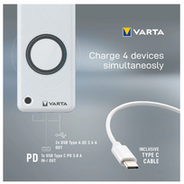 power bank varta - VARTA Portable Wireless Powerbank 20000mAh - 9 nuotrauka