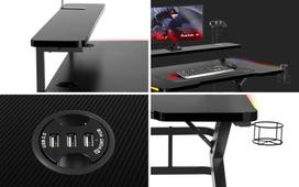 gaming desk - Huzaro Hero 5.0 RGB - 7 nuotrauka