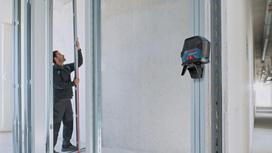 bosch laikiklis lazerio - Lazerinio nivelyro laikiklis Bosch RM 1 - 3 nuotrauka
